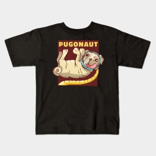 Pug Astronaut Kids T-Shirt